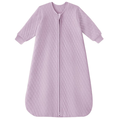Yoofoss Organic Cotton Long Sleeve Baby Sleep Sack 1.0 Tog Sleep Bag 2-Way Zipper