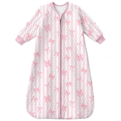 Yoofoss Organic Cotton Long Sleeve Baby Sleep Sack 1.0 Tog Sleep Bag 2-Way Zipper