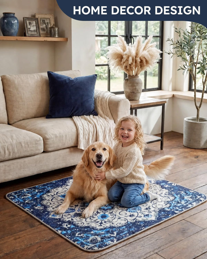 Washable Dog Pee Pads 24"x36" (Pack of 2) | Waterproof & Non-Slip