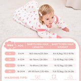 Yoofoss Baby Sleep Sack, Winter TOG 3.0 with 2-Way Zipper, 100% Cotton Fabric Winter Newborn Sleeping Sack