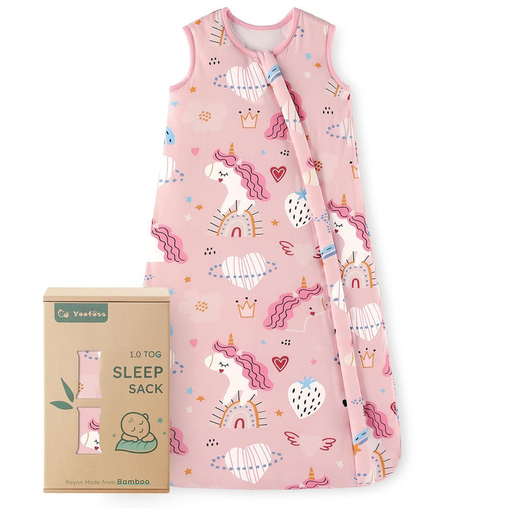 Bamboo Sleep Sack, 1.0 TOG-Unicorn