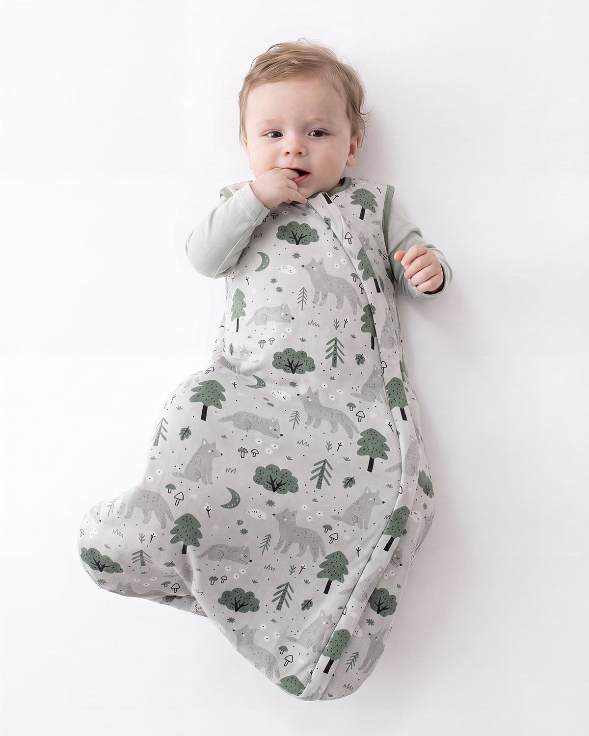 Bamboo Sleep Sack, 1.0 TOG-Green Fox