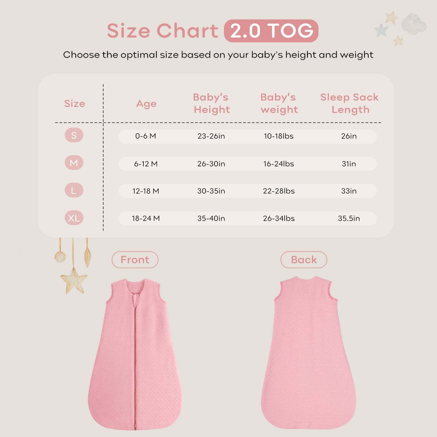 yoofoss baby sleep sack new version