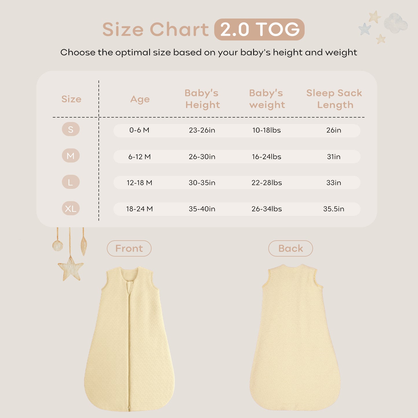 yoofoss baby sleep sack new version