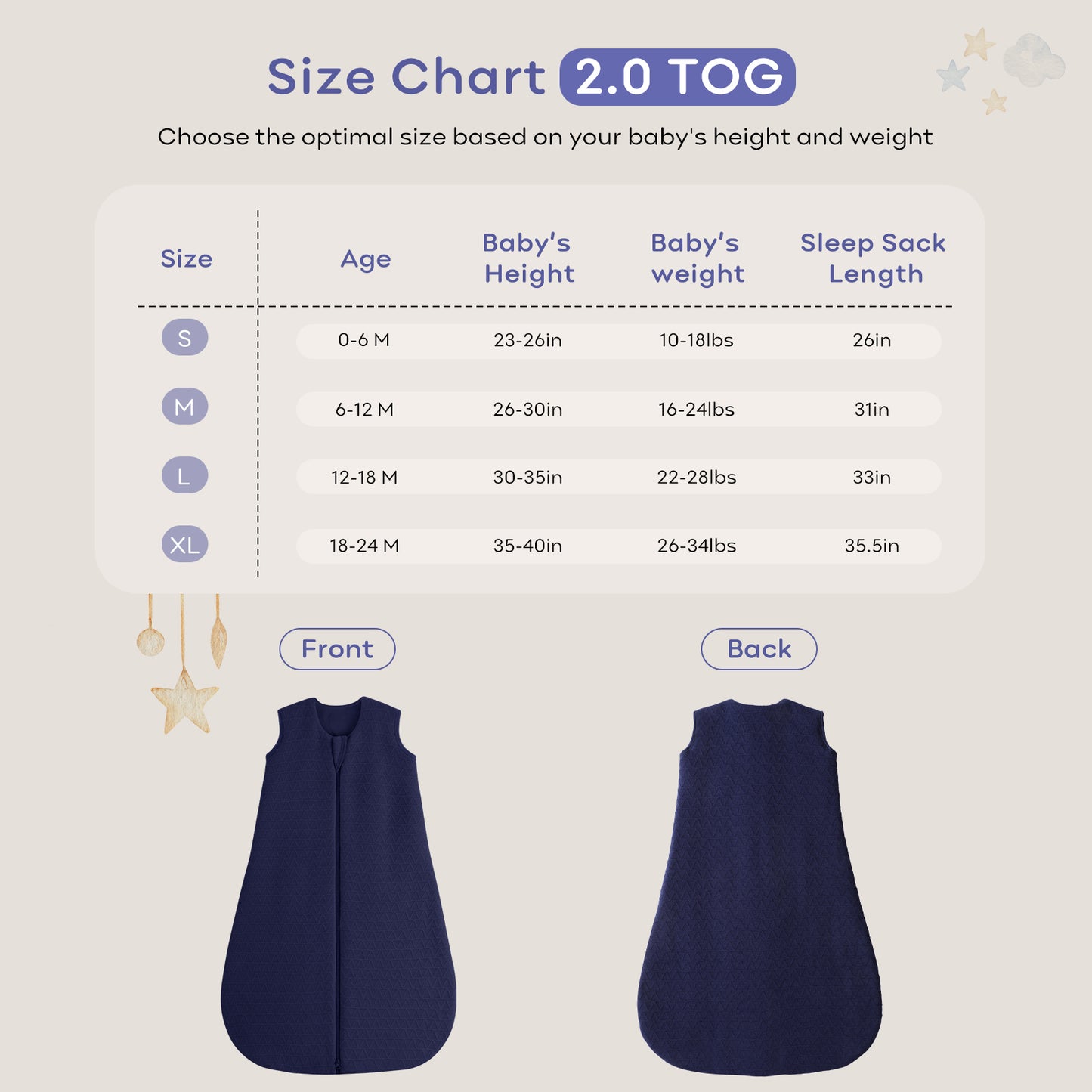 yoofoss baby sleep sack new version