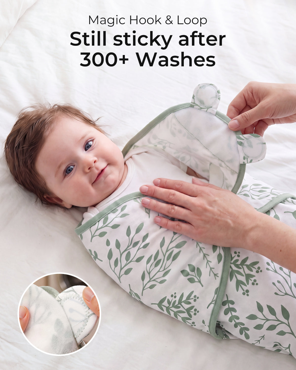 3 Pack Baby Swaddles for Newborns 100% Organic Cotton in Tog 0.5