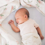 Yoofoss Waterproof Bassinet Mattress Pad Cover 2 Pack Fit for Rectangle Bassinet Mattress, Baby Bassinet Mattress Protector for Boys and Girls 34X19in