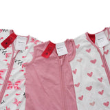 Yoofoss Baby Sleep Sack 0-6 Months Baby Wearable Blanket 100% Organic Cotton 2-Way Zipper Toddler Sleeping Sack, 3 Pack Soft Lightweight Sleep Sacks for Babies