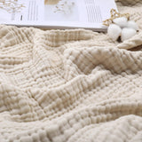 Yoofoss Muslin Blanket 100% Cotton Throw Summer Blanket Large 50" x 60" for Bed Couch 6-Layer Gauze Blanket for Adults Lightweight and Breathable