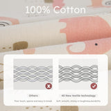 3 Pack-Yoofoss TOG 0.5 Baby Sleep Sack Wearable Blanket for Babies 100% Cotton 2-Way Zipper