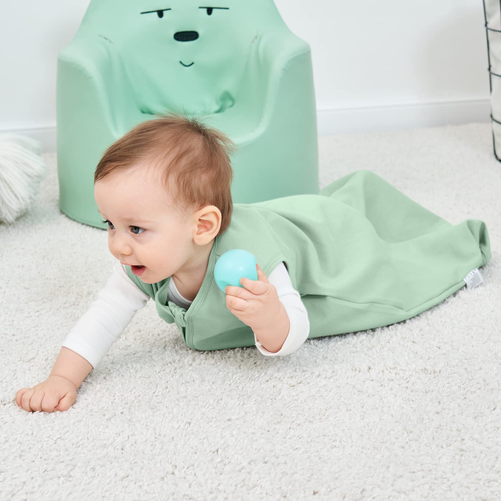 Yoofoss Baby Sleep Sack, 100% Cotton Baby Blanket with Zipper, Pack of 3