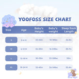 3 Pack-Yoofoss TOG 0.5 Baby Sleep Sack Wearable Blanket for Babies 100% Cotton 2-Way Zipper
