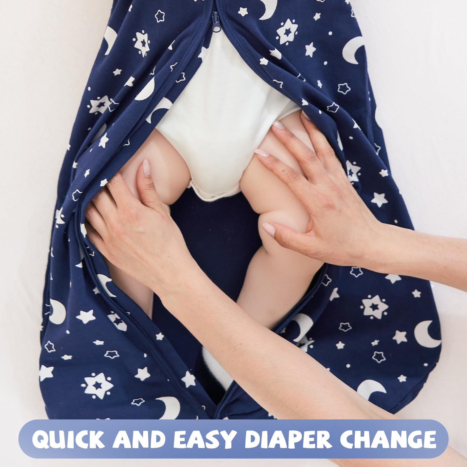 Sleep Sack Multi-color in Tog 0.5, 3 Pack