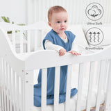 3 Pack-Yoofoss TOG 0.5 Baby Sleep Sack Wearable Blanket for Babies 100% Cotton 2-Way Zipper