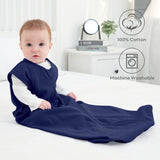 3 Pack-Yoofoss TOG 0.5 Baby Sleep Sack Wearable Blanket for Babies 100% Cotton 2-Way Zipper