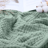 Yoofoss Muslin Blanket 100% Cotton Throw Summer Blanket Large 50" x 60" for Bed Couch 6-Layer Gauze Blanket for Adults Lightweight and Breathable (Copy)