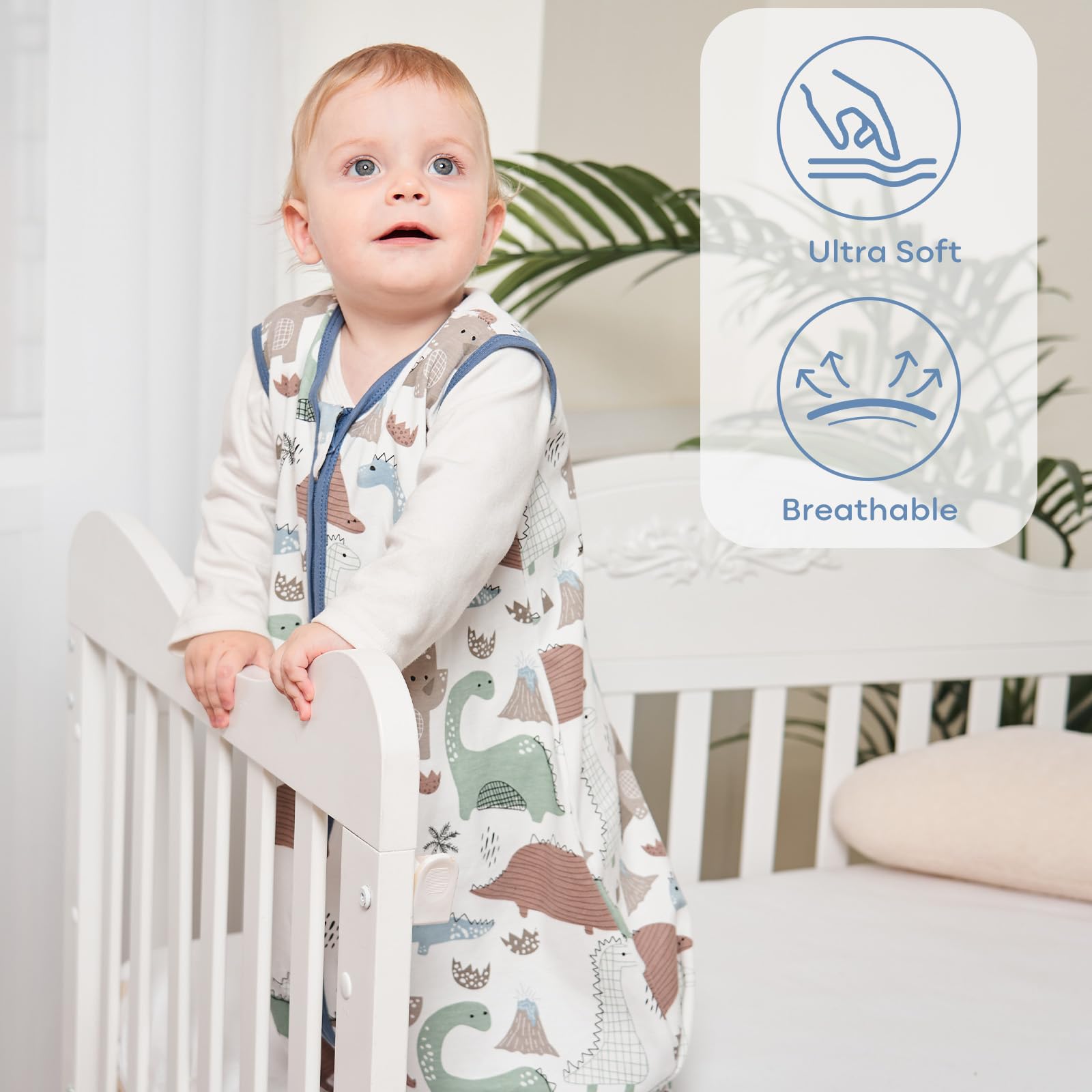 Sleep Sack Multi-color in Tog 0.5, 3 Pack