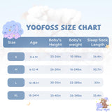 3 Pack-Yoofoss TOG 0.5 Baby Sleep Sack Wearable Blanket for Babies 100% Cotton 2-Way Zipper