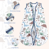 3 Pack-Yoofoss TOG 0.5 Baby Sleep Sack Wearable Blanket for Babies 100% Cotton 2-Way Zipper
