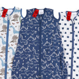 3 Pack-Yoofoss TOG 0.5 Baby Sleep Sack Wearable Blanket for Babies 100% Cotton 2-Way Zipper