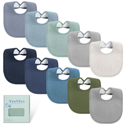 Baby Bibs Pink 10 Pack