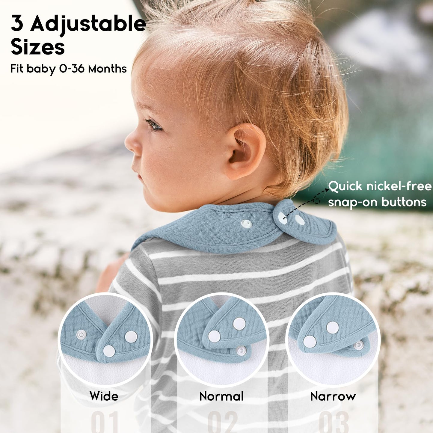 Baby Bibs Pink 10 Pack