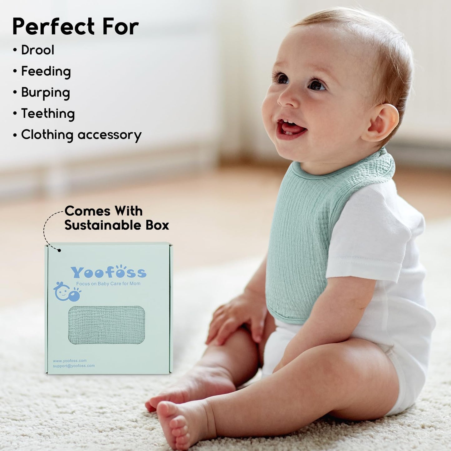 Baby Bibs Pink 10 Pack