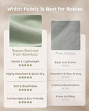 Yoofoss Rayon Made from Bamboo Baby Sleep Sack 1.0 Tog Baby Wearable Blanket