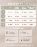 Yoofoss Rayon Made from Bamboo Baby Sleep Sack 1.0 Tog Baby Wearable Blanket