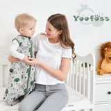 3 Pack-Yoofoss TOG 0.5 Baby Sleep Sack Wearable Blanket for Babies 100% Cotton 2-Way Zipper