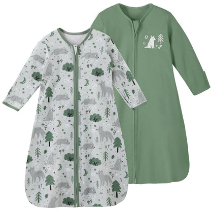Long Sleeve Sleep Sack in Tog 0.5, 2 Pack