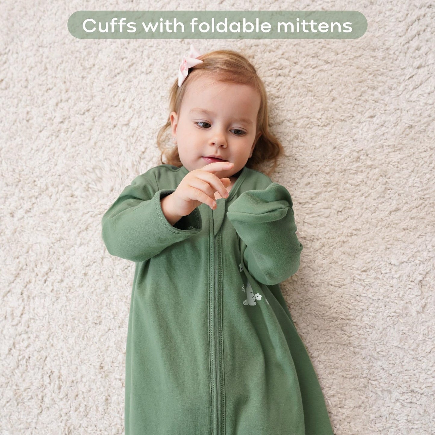 Long Sleeve Sleep Sack in Tog 0.5, 2 Pack