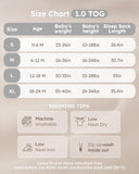 Yoofoss Rayon Made from Bamboo Baby Sleep Sack 1.0 Tog Baby Wearable Blanket