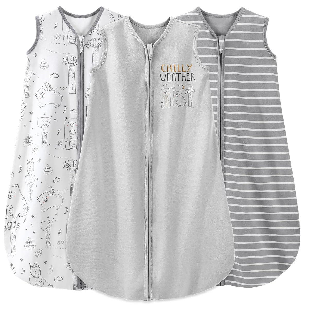 Sleep Sack Multi-color in Tog 0.5, 3 Pack