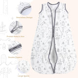 3 Pack-Yoofoss TOG 0.5 Baby Sleep Sack Wearable Blanket for Babies 100% Cotton 2-Way Zipper