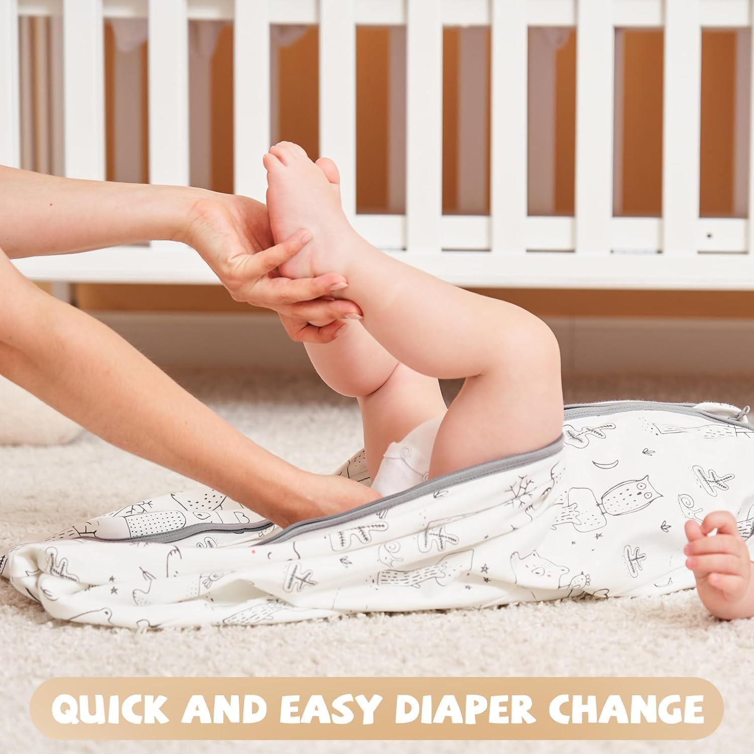 Sleep Sack Multi-color in Tog 0.5, 3 Pack