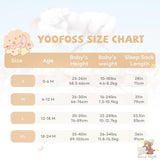 3 Pack-Yoofoss TOG 0.5 Baby Sleep Sack Wearable Blanket for Babies 100% Cotton 2-Way Zipper