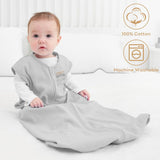 3 Pack-Yoofoss TOG 0.5 Baby Sleep Sack Wearable Blanket for Babies 100% Cotton 2-Way Zipper