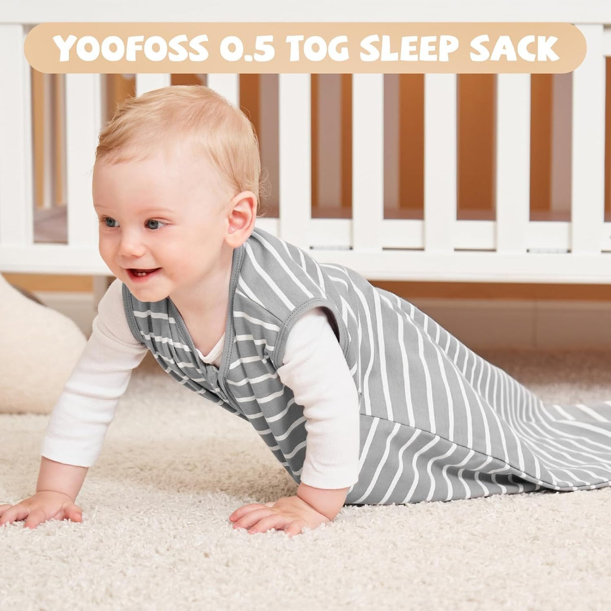Sleep Sack Multi-color in Tog 0.5, 3 Pack