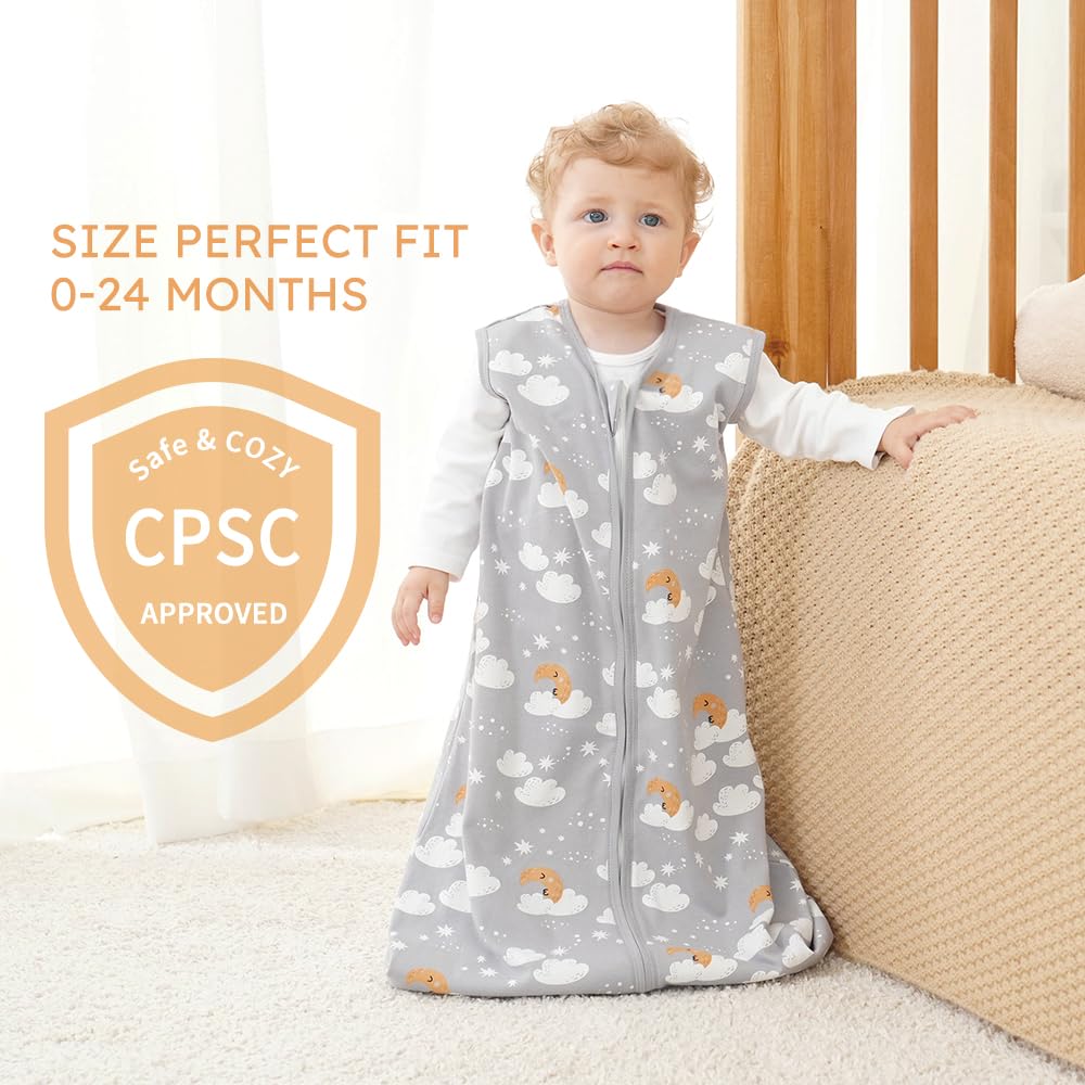 Sleep Sack Multi-color in Tog 0.5, 3 Pack