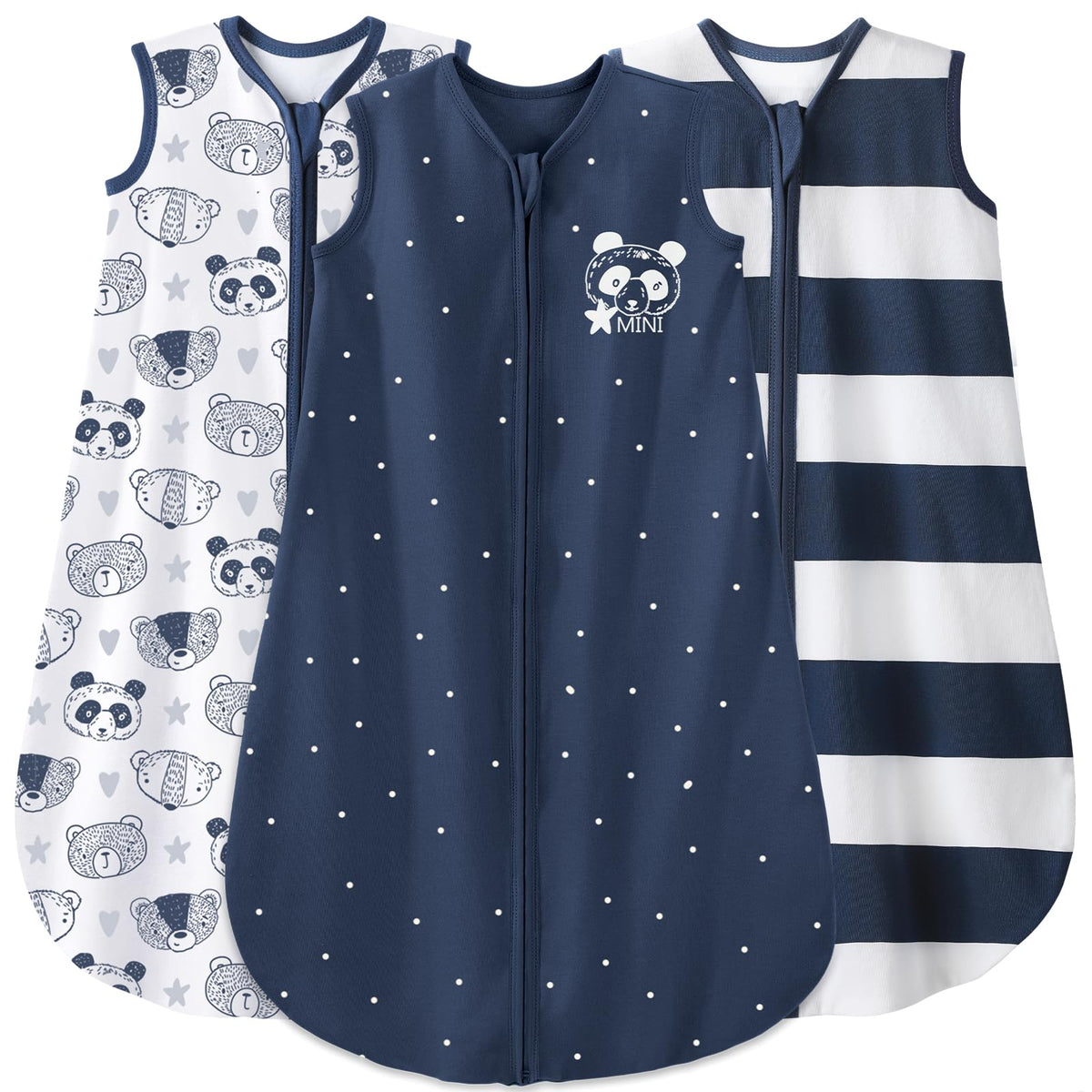 Sleep Sack Multi-color in Tog 0.5, 3 Pack