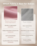 Yoofoss Rayon Made from Bamboo Baby Sleep Sack 1.0 Tog Baby Wearable Blanket