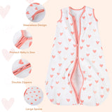 3 Pack-Yoofoss TOG 0.5 Baby Sleep Sack Wearable Blanket for Babies 100% Cotton 2-Way Zipper