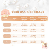 3 Pack-Yoofoss TOG 0.5 Baby Sleep Sack Wearable Blanket for Babies 100% Cotton 2-Way Zipper