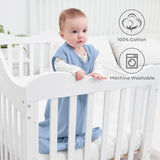 3 Pack-Yoofoss TOG 0.5 Baby Sleep Sack Wearable Blanket for Babies 100% Cotton 2-Way Zipper