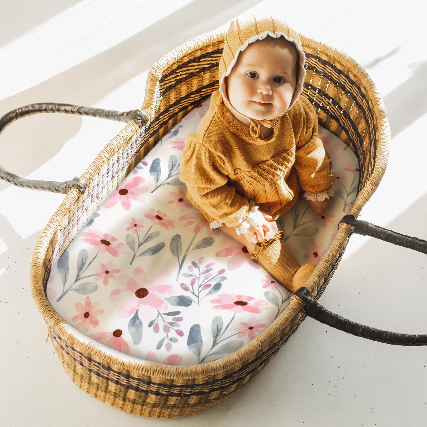 Bassinet Sheets Multi-color, 3 Pack