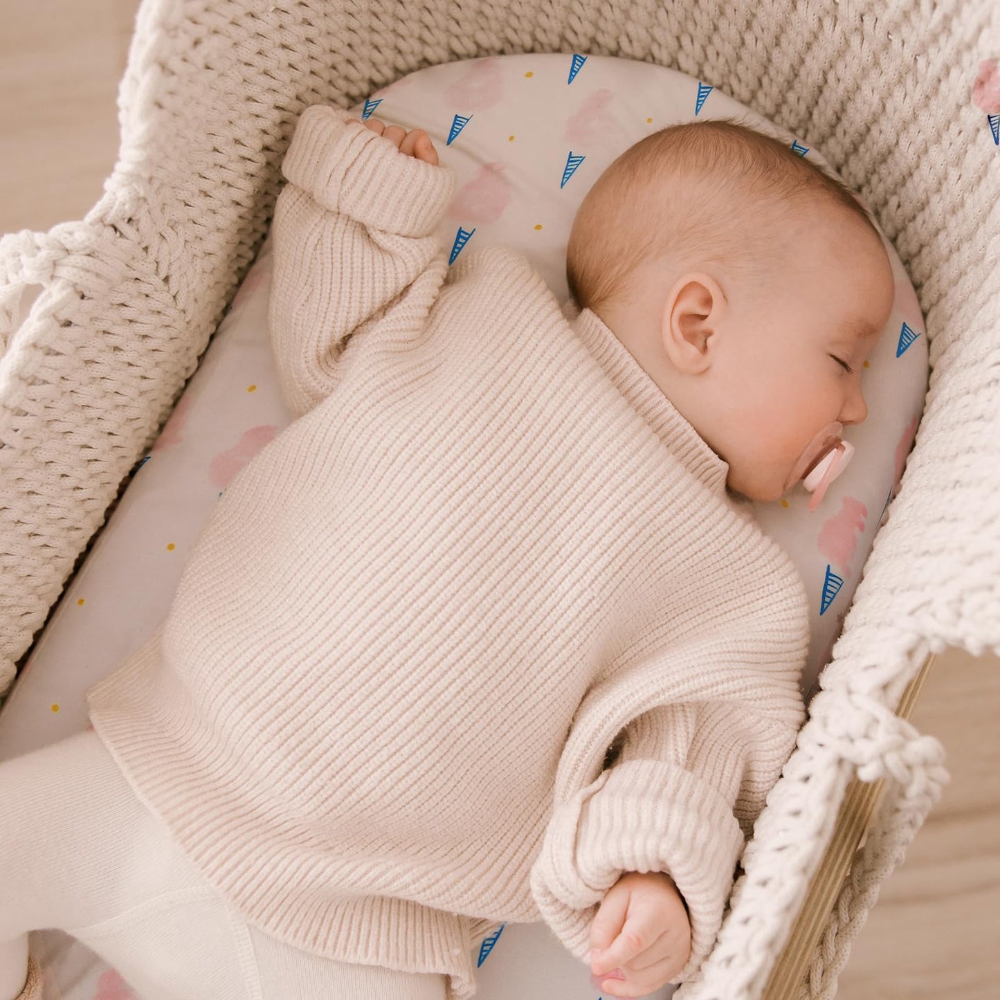 Bassinet Sheets Multi-color, 3 Pack