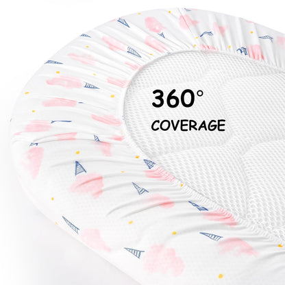 Bassinet Sheets Multi-color, 3 Pack