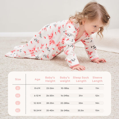 Long Sleeve Sleep Sack in Tog 0.5, 2 Pack