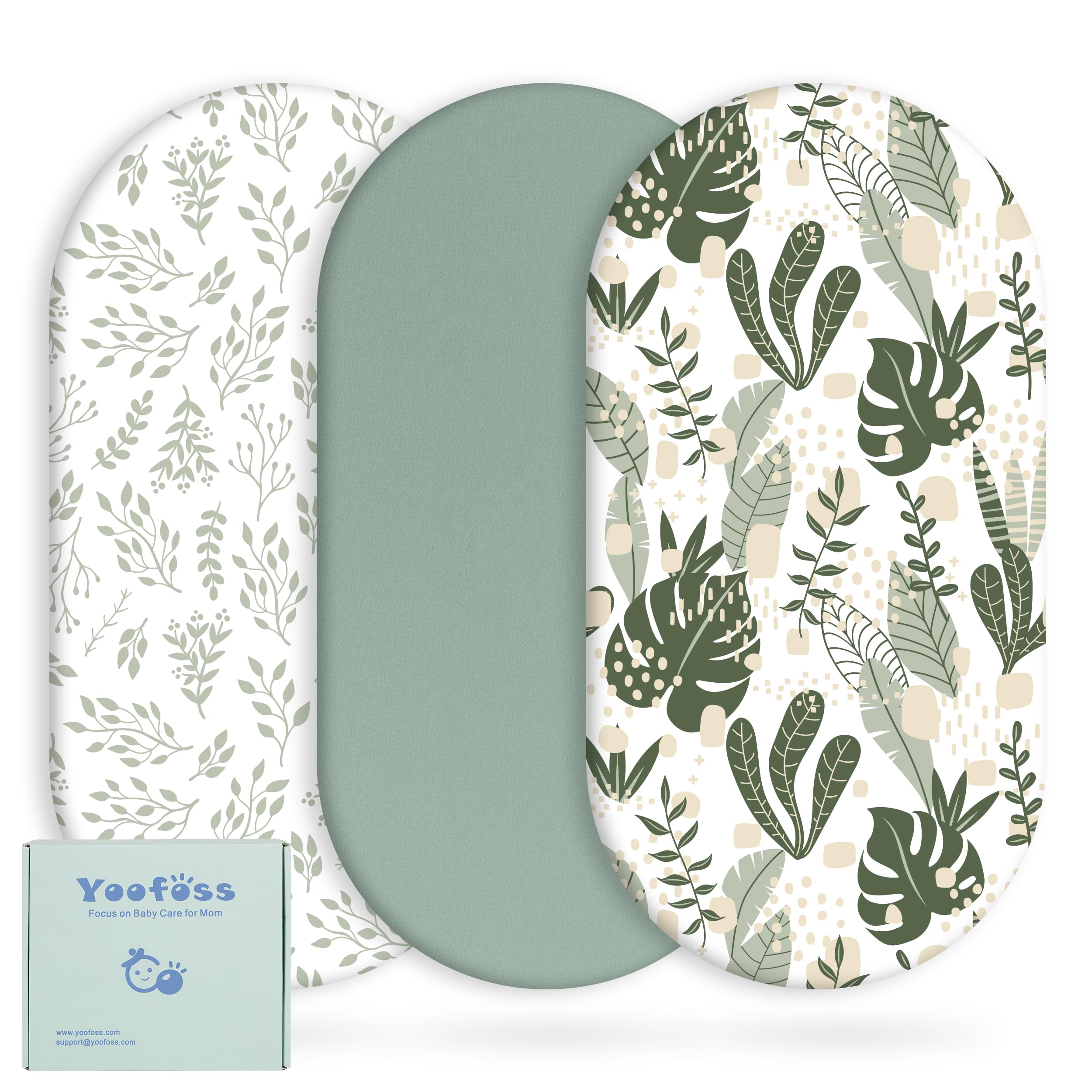 Bassinet Sheets Multi-color, 3 Pack